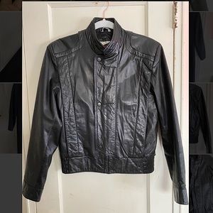 Vintage Black Leather Jacket